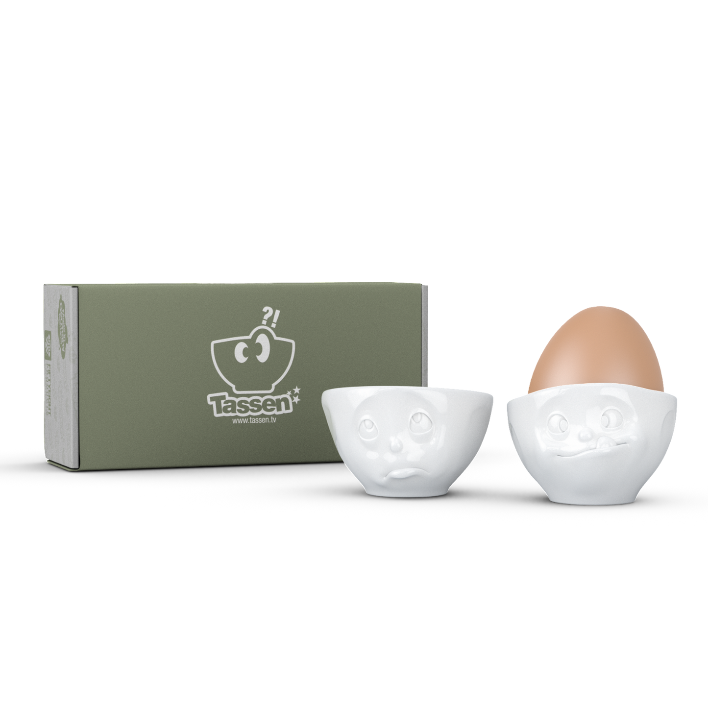 Eierbecher-Set Nr. 2 „Och bitte & Lecker“