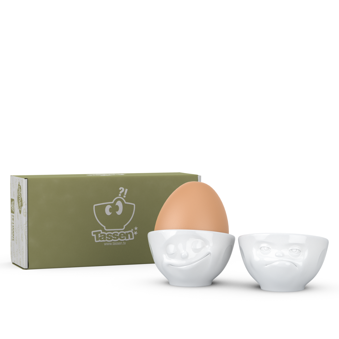 Eierbecher Set Nr. 3 „Glücklich Hmpff“