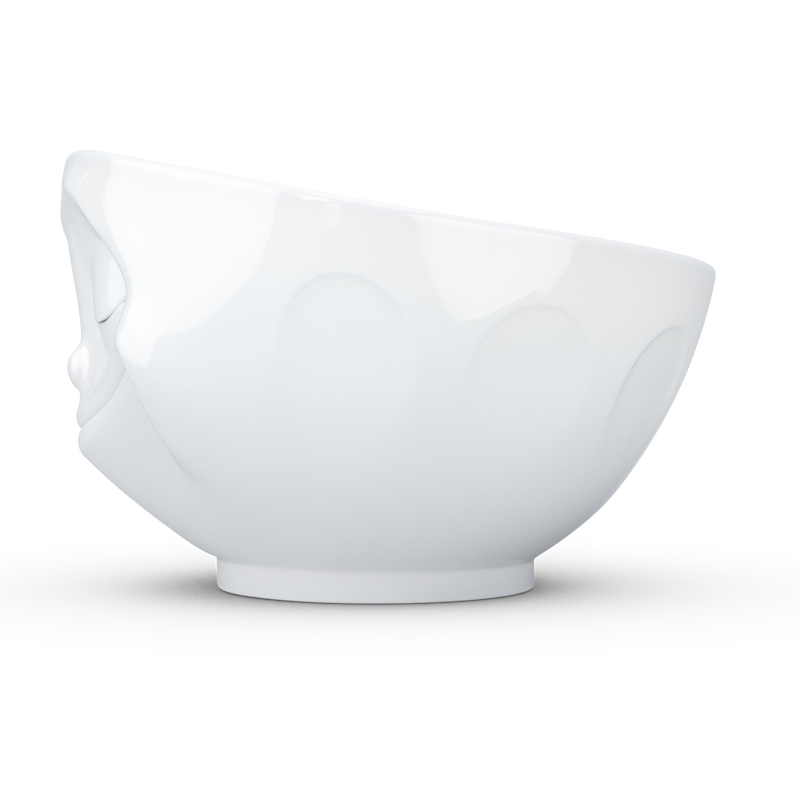 Schale „Glücklich“ in weiß 500 ml