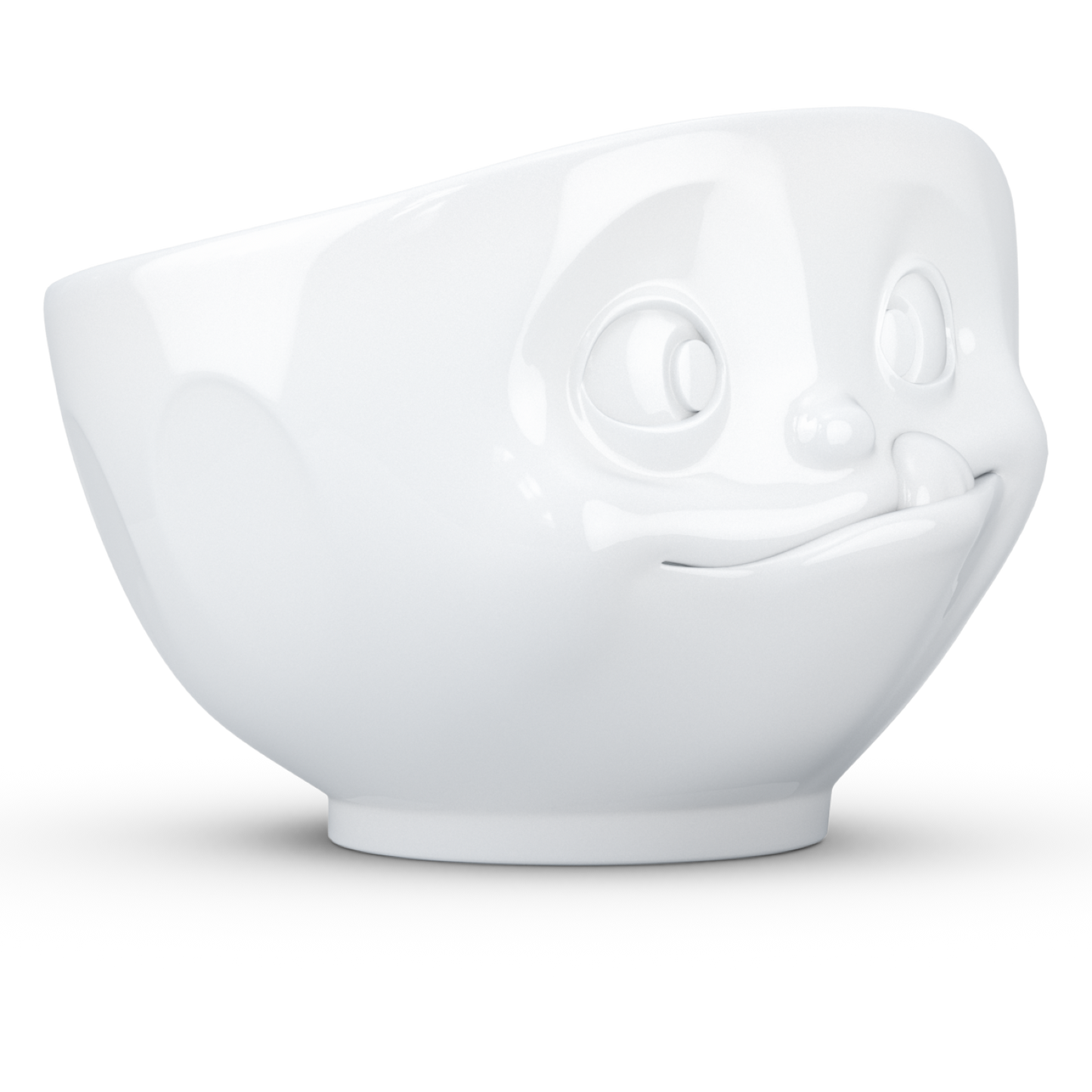 Schale „Lecker“ weiß 500 ml