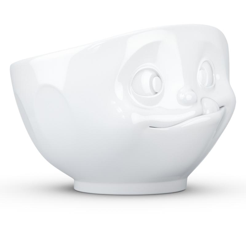 Schale „Lecker“ weiß 500 ml