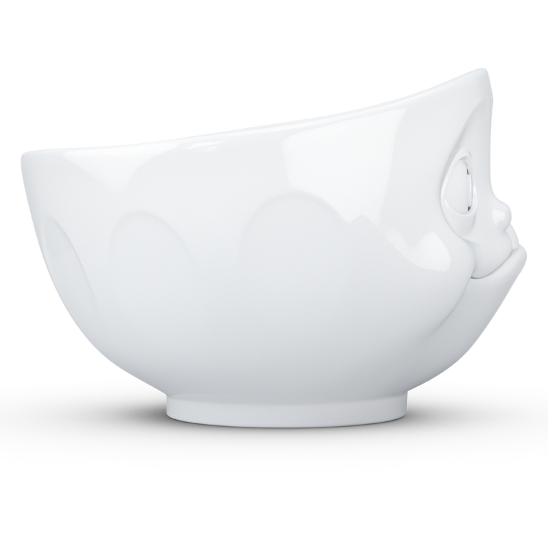 Schale „Lecker“ weiß 500 ml