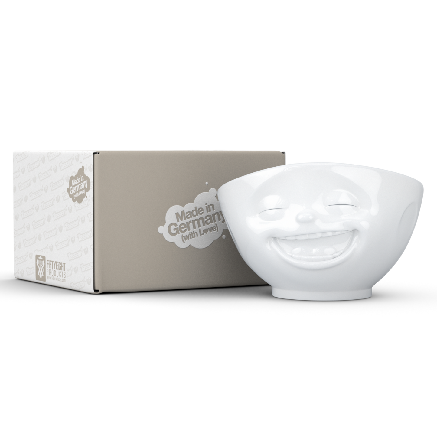 Schale „Lachend“ weiß 500 ml
