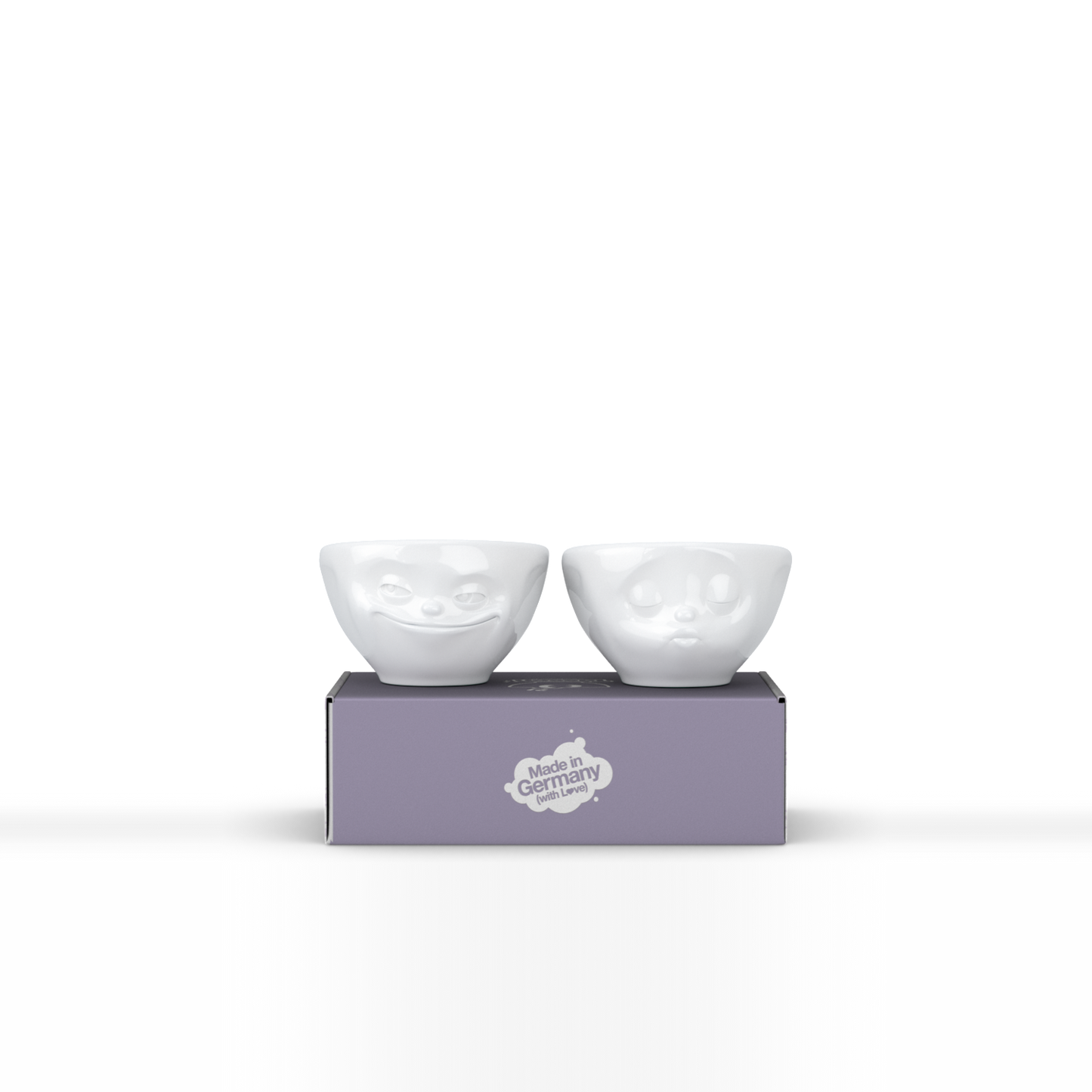 Kleine Schälchen-Set Nr.1 „Grinsend & Küssend“ 100 ml