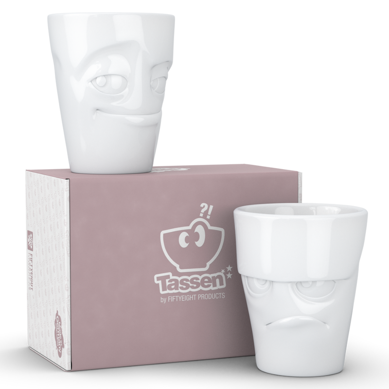 Becher-Set Nr. 1 „Grummelig & Verschmitzt“ 350 ml