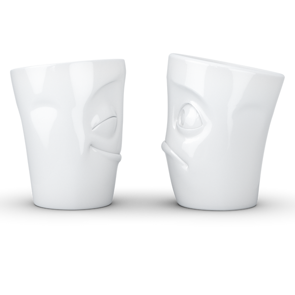 Becher-Set Nr. 2 „Vergnügt & Verdutzt“ 350 ml