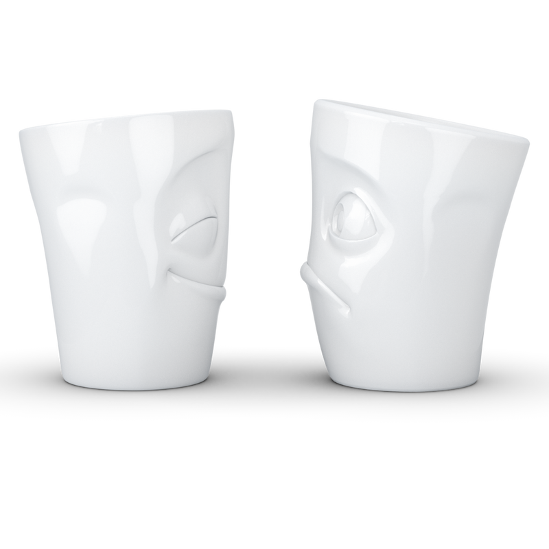 Becher-Set Nr. 2 „Vergnügt & Verdutzt“ 350 ml