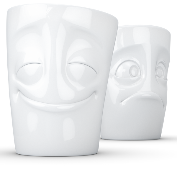 Becher-Set Nr. 2 „Vergnügt & Verdutzt“ 350 ml