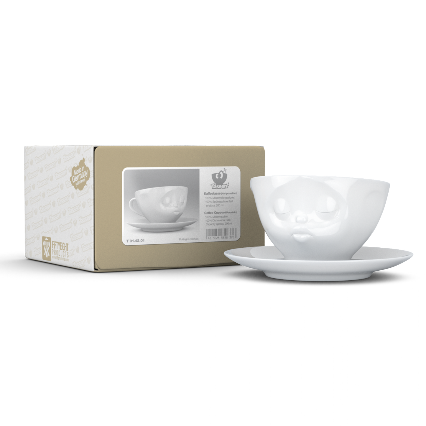 Kaffeetasse „Küssend“ 200 ml