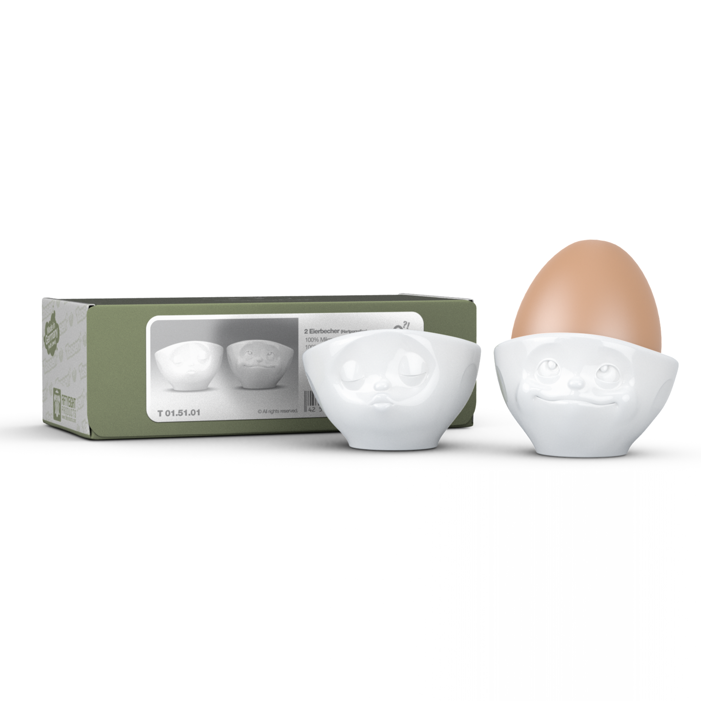 Eierbecher-Set Nr. 1 „Küssend Verträumt“