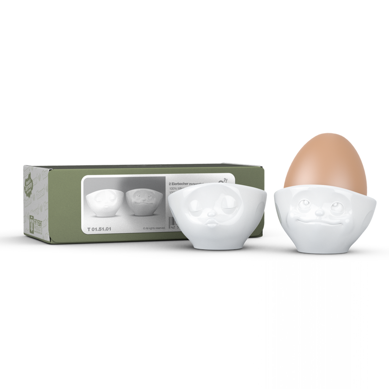 Eierbecher-Set Nr. 1 „Küssend Verträumt“