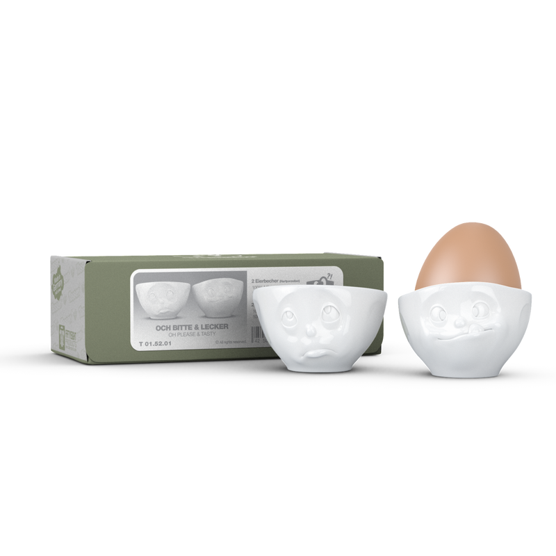 Eierbecher-Set Nr. 2 „Och bitte & Lecker“