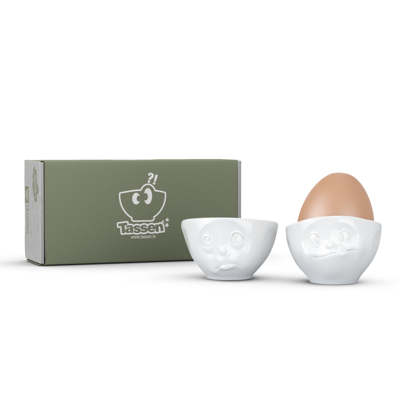 Eierbecher-Set Nr. 2 „Och bitte & Lecker“