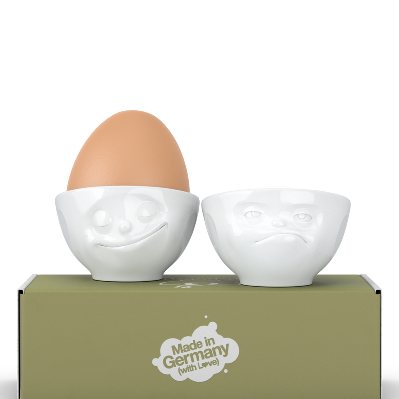 Eierbecher Set Nr. 3 „Glücklich Hmpff“