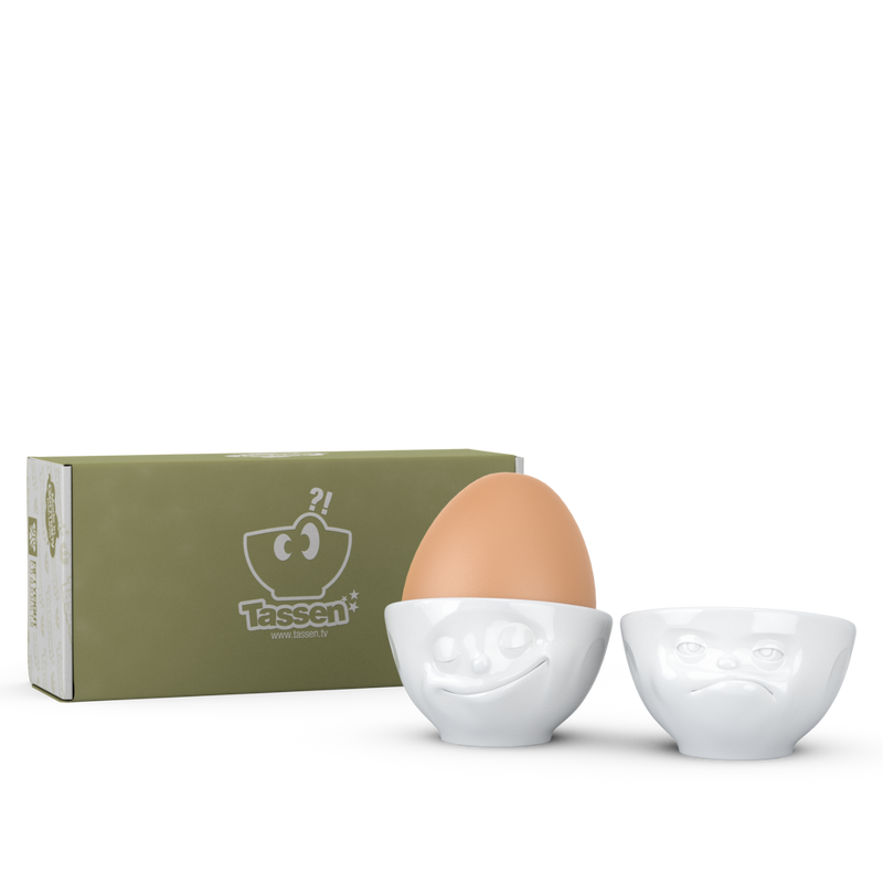 Eierbecher Set Nr. 3 „Glücklich Hmpff“