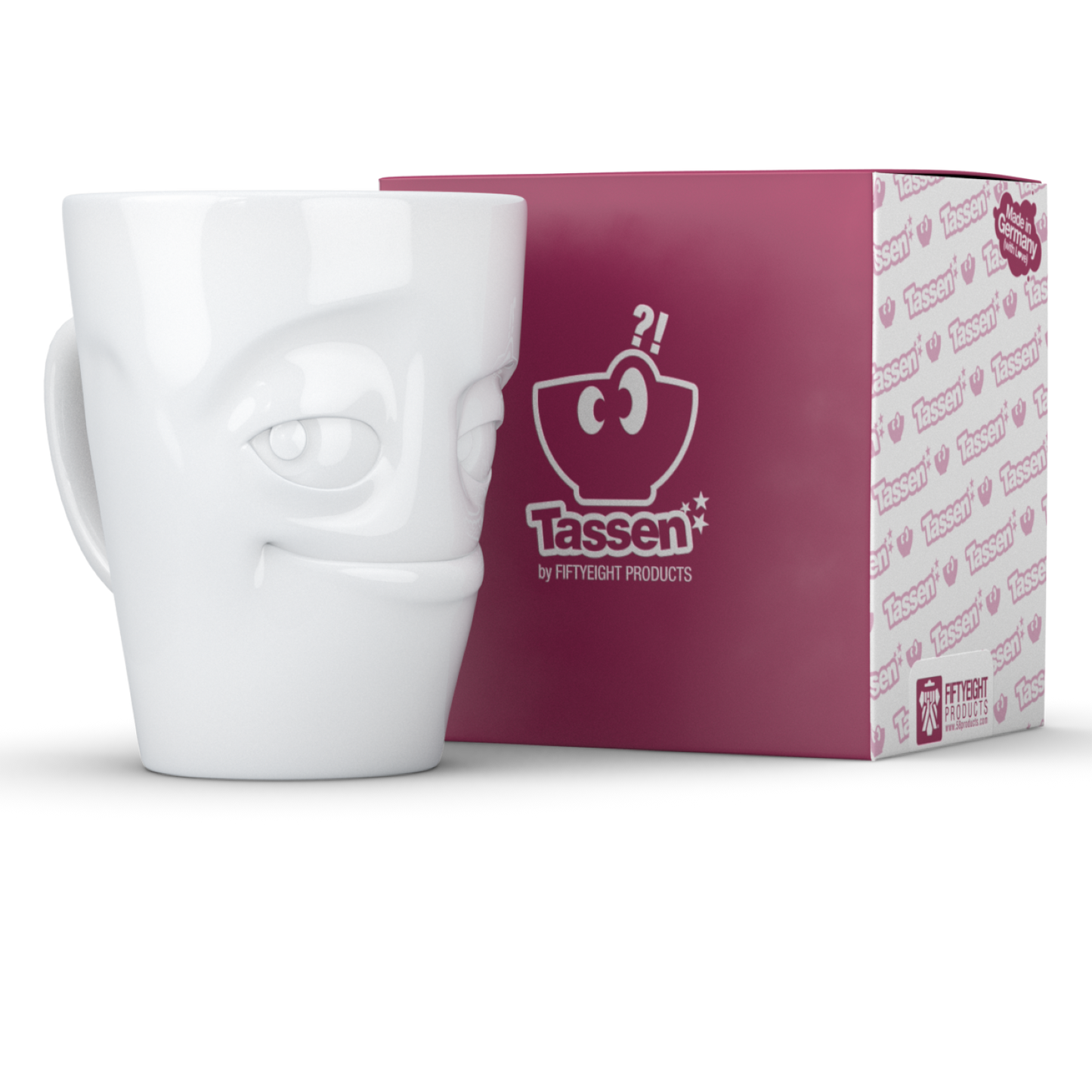 Henkelbecher „Verschmitzt“ 350 ml