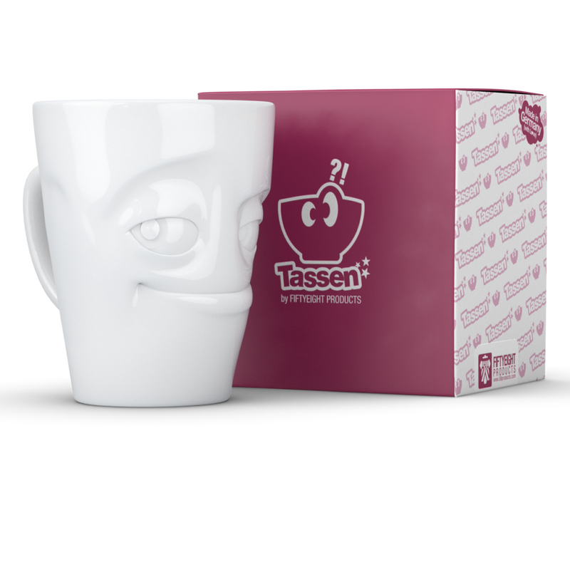Henkelbecher „Verschmitzt“ 350 ml