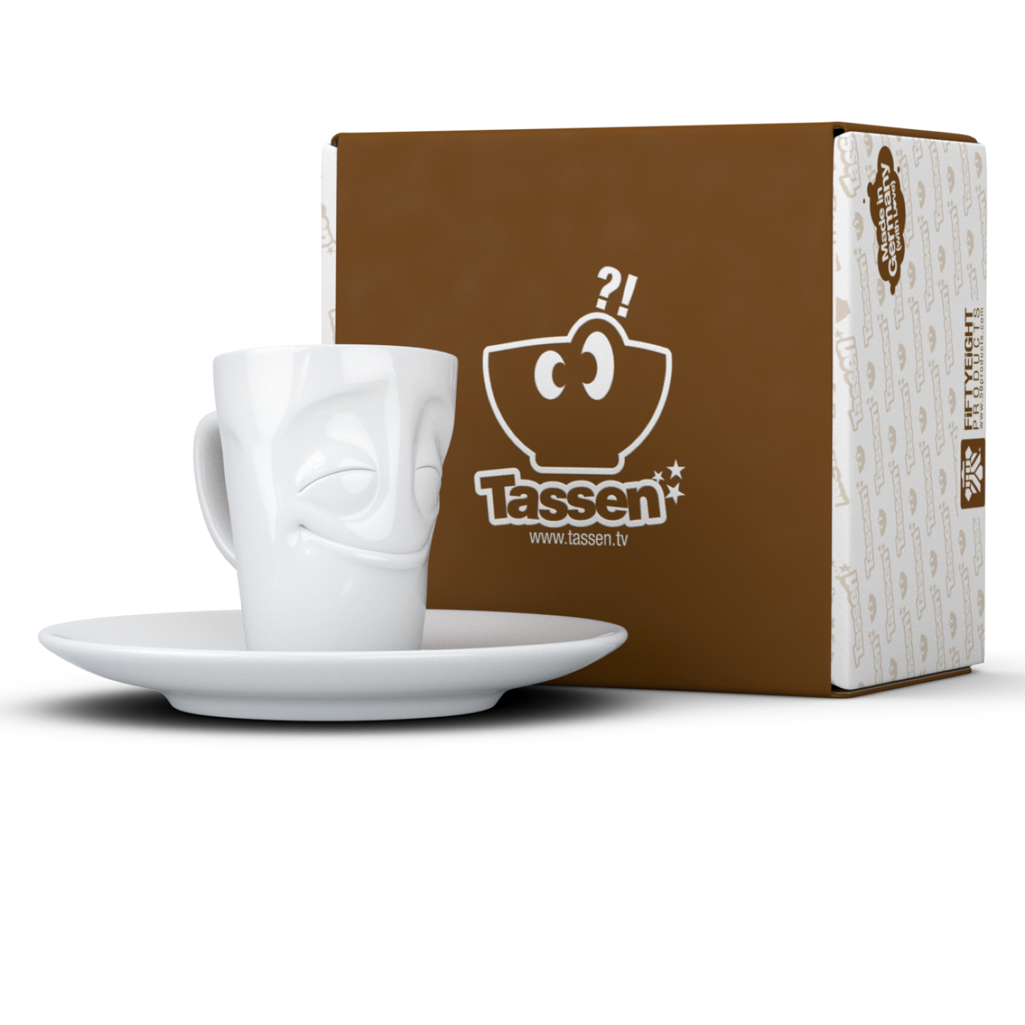Espresso-Mug „Vergnügt“ 80 ml