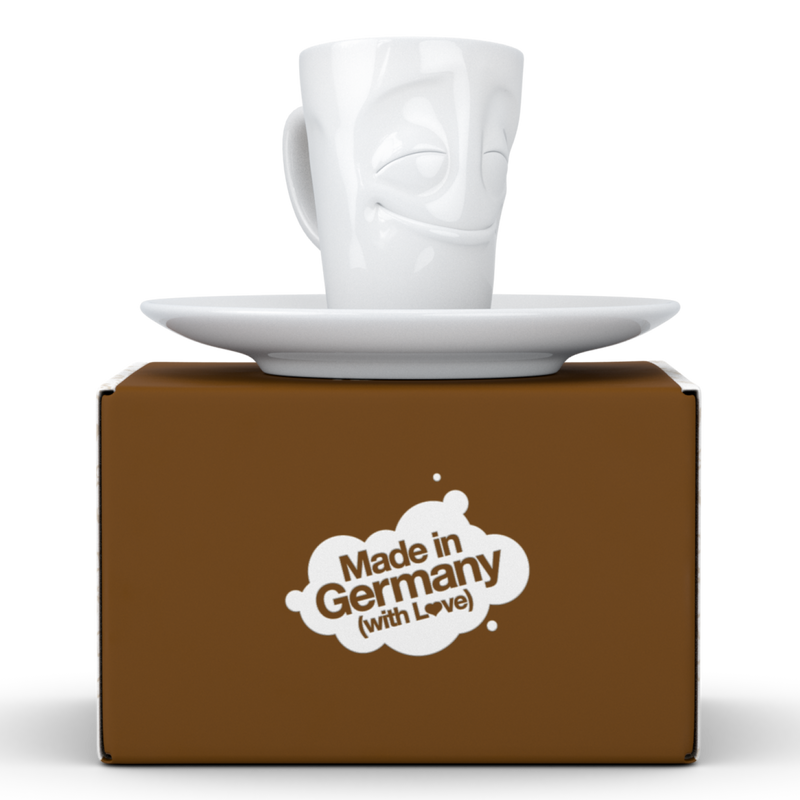Espresso-Mug „Vergnügt“ 80 ml
